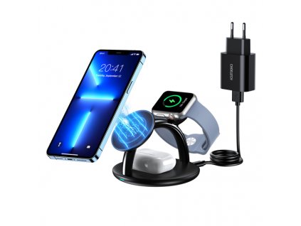 eng pm Choetech 3in1 inductive charging station iPhone 12 13 14 AirPods Pro Apple Watch black T587 F 121324 16
