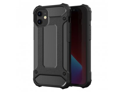 eng pl Hybrid Armor Case Tough Rugged Cover for iPhone 12 Pro Max black 61871 1