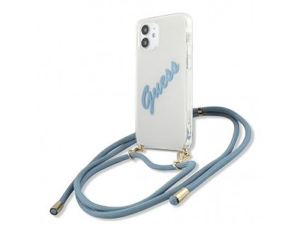 eng pl Guess GUHCP12SCRTVSBL iPhone 12 mini 5 4 blue blue hardcase Script Vintage 68758 1