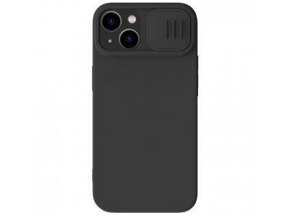 eng pl Nillkin CamShield Silky Silicone Case iPhone 14 cover with camera cover black 108212 1