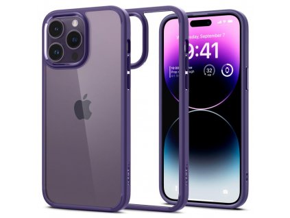 eng pl Spigen ULTRA HYBRID IPHONE 14 PRO DEEP PURPLE 137293 1
