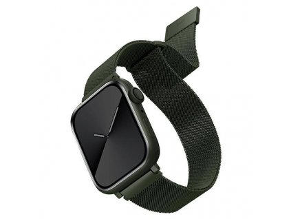 eng pl UNIQ pasek Dante Apple Watch Series 4 5 6 7 8 SE SE2 42 44 45mm Stainless Steel zielony green 94863 1