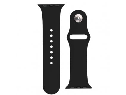 eng pl Silicone Strap APS Silicone Watch Band 8 7 6 5 4 3 2 SE 41 40 38mm Strap Watchband Black 106345 1