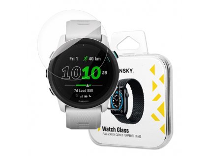 eng pm Wozinsky Full Glue Tempered Glass Tempered Glass For Garmin Forerunner 745 9H Full Screen Full Cover With Black Frame 138881 7