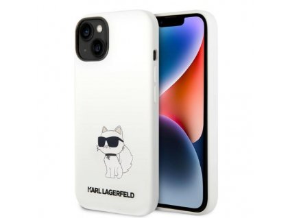 eng pm Karl Lagerfeld KLHMP14SSNCHBCH iPhone 14 6 1 quot hardcase white white Silicone Choupette MagSafe 137284 1