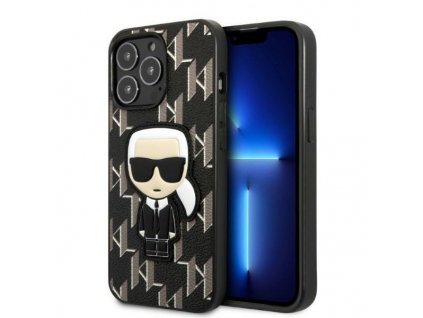 eng pl Karl Lagerfeld KLHCP13LPMNIKBK iPhone 13 Pro 13 6 1 quot hardcase black black Monogram Ikonik Patch 137730 1