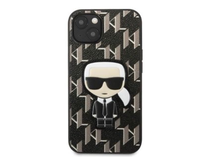 eng pl Karl Lagerfeld KLHCP13MPMNIKBK iPhone 13 6 1 quot hardcase black black Monogram Ikonik Patch 137741 3