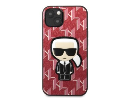 eng pm Karl Lagerfeld KLHCP13MPMNIKPI iPhone 13 6 1 quot hardcase red red Monogram Ikonik Patch 137743 3