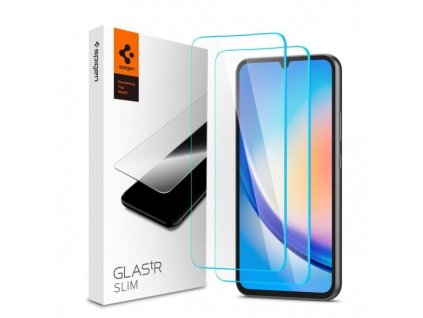 eng pm TEMPERED GLASS Spigen GLAS TR SLIM 2 PACK GALAXY A34 5G CLEAR 149053 1