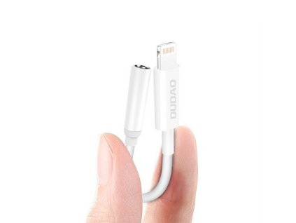 Screenshot 2025 11 04 at 15 36 49 Dudao audio adapter headphone adapter from Lightning to 3.5 mm mini jack white (L16i white) Hurtel.com