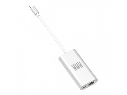 Box Products adaptér z USB-C na Gigabit Ethernet + USB-C (BX-BCETHESL)