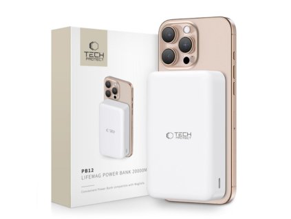 Screenshot 2025 11 14 at 13 03 43 Powerbank Tech Protect PB12 LifeMag MagSafe 20000MAH white Hurtel.com