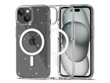 Screenshot 2025 11 20 at 15 25 44 Tech Protect FlexAir Hybrid MagSafe iPhone 15 Case Clear Glitter Hurtel.com