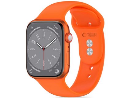Screenshot 2025 11 25 at 12 05 52 TECH PROTECT silikonový řemínek Apple Watch 4 5 6 7 8 9 SE (38 40 41 mm) jasně oranžový (5906302310197)