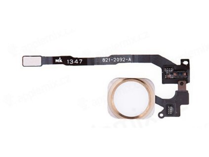 Screenshot 2025 12 09 at 15 16 50 Obvod tlačítka Home Button včetně kovového rámečku a tlačítka Home Button pro Apple iPhone 5S SE bílo zlaté kvalita A AppleMix.cz