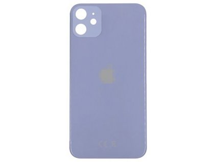 Zadní sklo s větším otvorem na kameru pro Apple iPhone 11 Purple