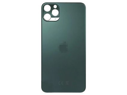 Zadní sklo s větším otvorem na kameru pro Apple iPhone 11 Pro Midnight Green