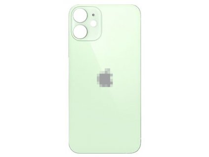 Zadní sklo s větším otvorem na kameru pro Apple iPhone 12 Mini Green