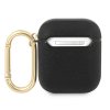 Guess silikonové pouzdro Saffiano pro Apple Airpods černé