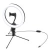 eng pm Baseus photographic lamp 10 ring flash LED ring for smartphone for selfie photos YouTube TikTok mini tripod black CRZB10 A01 63219 4