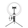 eng pm Baseus photographic lamp 10 ring flash LED ring for smartphone for selfie photos YouTube TikTok mini tripod black CRZB10 A01 63219 2