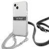 eng pm Guess GUHCP13MKC4GBSI iPhone 13 6 1 quot Transparent hardcase 4G Gray Strap Silver Chain 88470 2