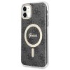 eng pl Set Guess GUBPN61H4EACSK Case Charger iPhone 11 6 1 black black hard case 4G Print MagSafe 136490 2