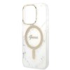 eng pl Set Guess GUBPP14LHMEACSH Case Charger iPhone 14 Pro 6 1 white white hard case Marble MagSafe 136508 6