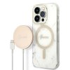 eng pm Set Guess GUBPP14LHMEACSH Case Charger iPhone 14 Pro 6 1 white white hard case Marble MagSafe 136508 1