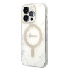 eng pm Set Guess GUBPP14LHMEACSH Case Charger iPhone 14 Pro 6 1 white white hard case Marble MagSafe 136508 2