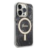 eng pl Set Guess GUBPP14LHMEACSK Case Charger iPhone 14 Pro 6 1 black black hard case Marble MagSafe 136509 4