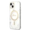 eng pl Set Guess GUBPP14SHMEACSH Case Charger iPhone 14 6 1 white white hard case Marble MagSafe 136520 2