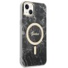 eng pl Set Guess GUBPP14SHMEACSK Case Charger iPhone 14 6 1 black black hard case Marble MagSafe 136521 4