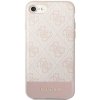 eng pl Guess GUHCI8G4GLPI iPhone 7 8 SE 2020 2022 pink pink hard case 4G Stripe Collection 138261 3