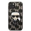 eng pl Karl Lagerfeld KLHCP13MPMNIKBK iPhone 13 6 1 quot hardcase black black Monogram Ikonik Patch 137741 3