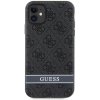 eng pl Guess GUHCN61P4SNK iPhone 11 Xr grey grey hardcase 4G Stripe 149970 3