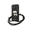Screenshot 2023 11 27 at 12 38 42 Karl Lagerfeld KLHCP13LCMNIPK Apple iPhone 13 Pro hardcase black Leather Monogram Patch and Cord Iconik