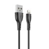 Kabel Borofone BX51 USB na Lightning 2,4A 1 metr černý