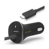 PureGear USB autonabíječka + USB-C kabel