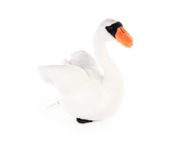 Plüss hattyú 15 cm - plüss játékok