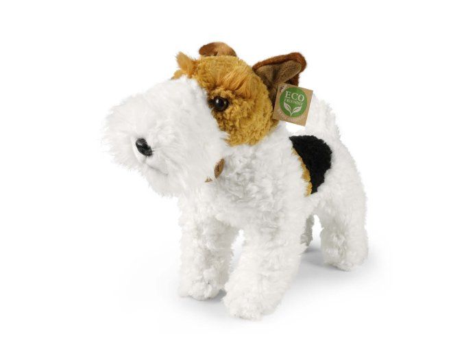 Plüss foxterrier kutya Dášenka 30 cm