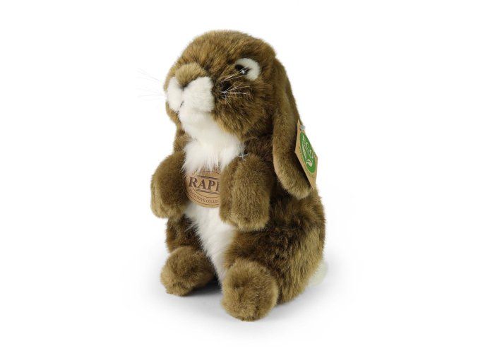 Plüss nyuszi barna 18 cm