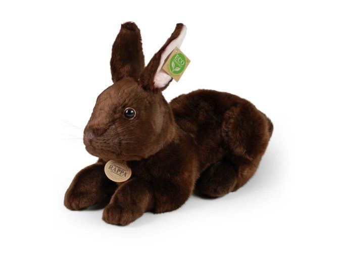 Plüss nyuszi barna 33 cm