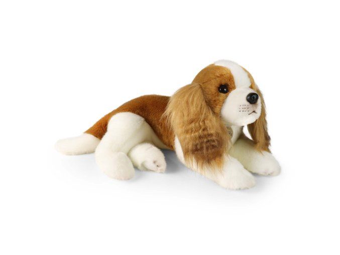 Plüss kutya King Charles spániel 40 cm