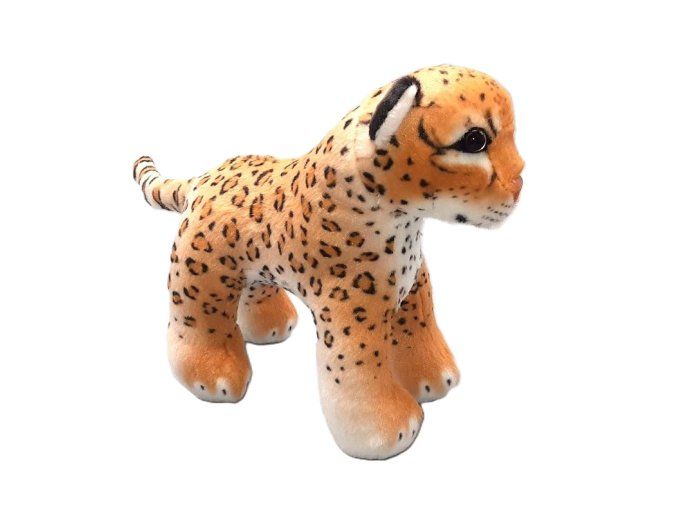 Plüss leopárd 18 cm - plüss játékok