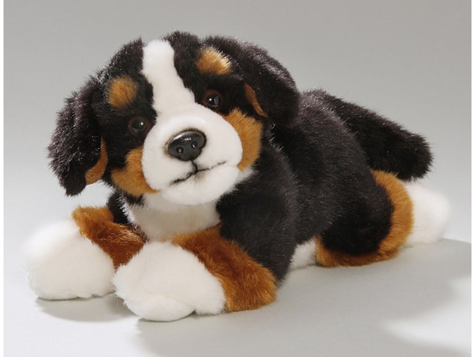 Plüss kutya - berni pásztor 25 cm - plüss játékok