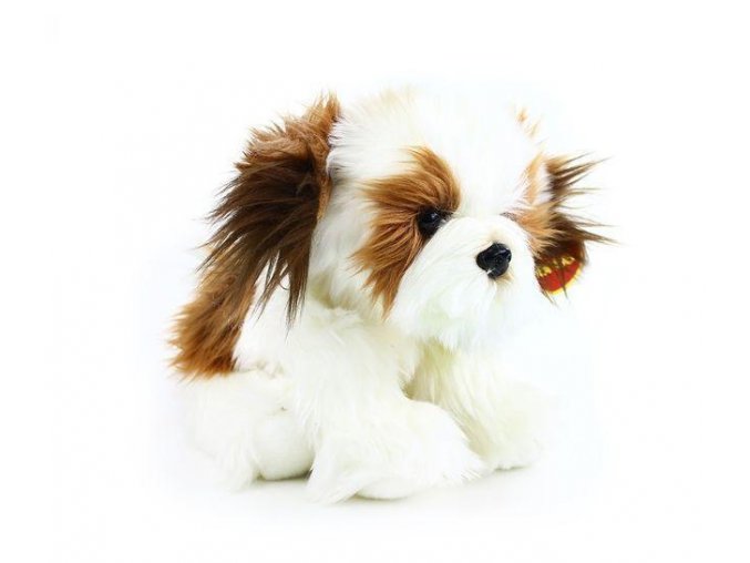 Plüss kutya Shih-tzu 28 cm - plüss játékok