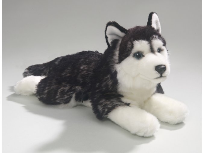 Plüss kutya husky 35 cm