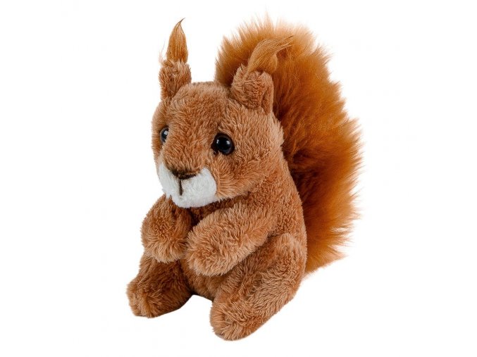 Plüss mókus 12 cm - plüss játékok