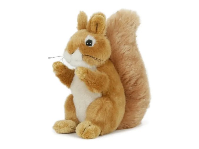 Plüss mókus 15 cm - plüss játékok